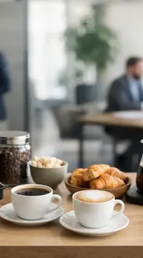 Cafe institucional que sí eleva tu oficina