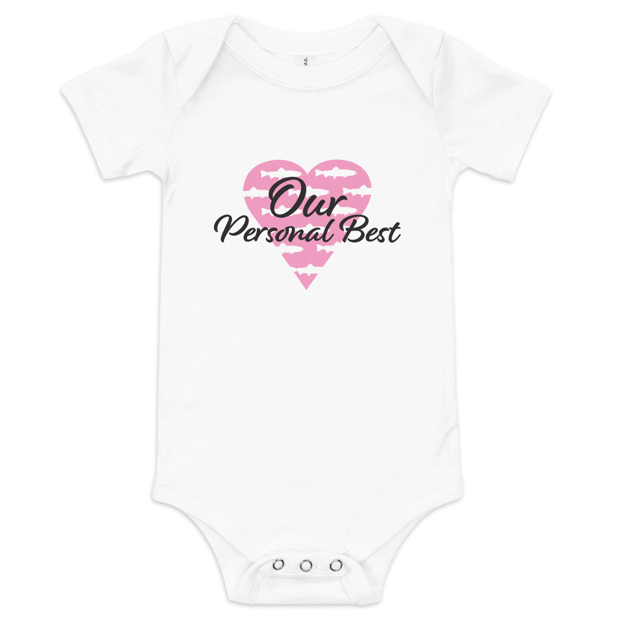 "Our Personal Best" Baby short sleeve one piece