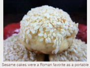 Please pass me the sesame cakes.