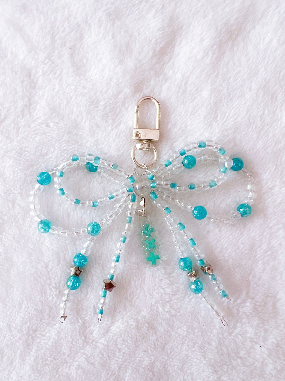 Miniatura: Keychain: Beaded Bows - Kpop Logo