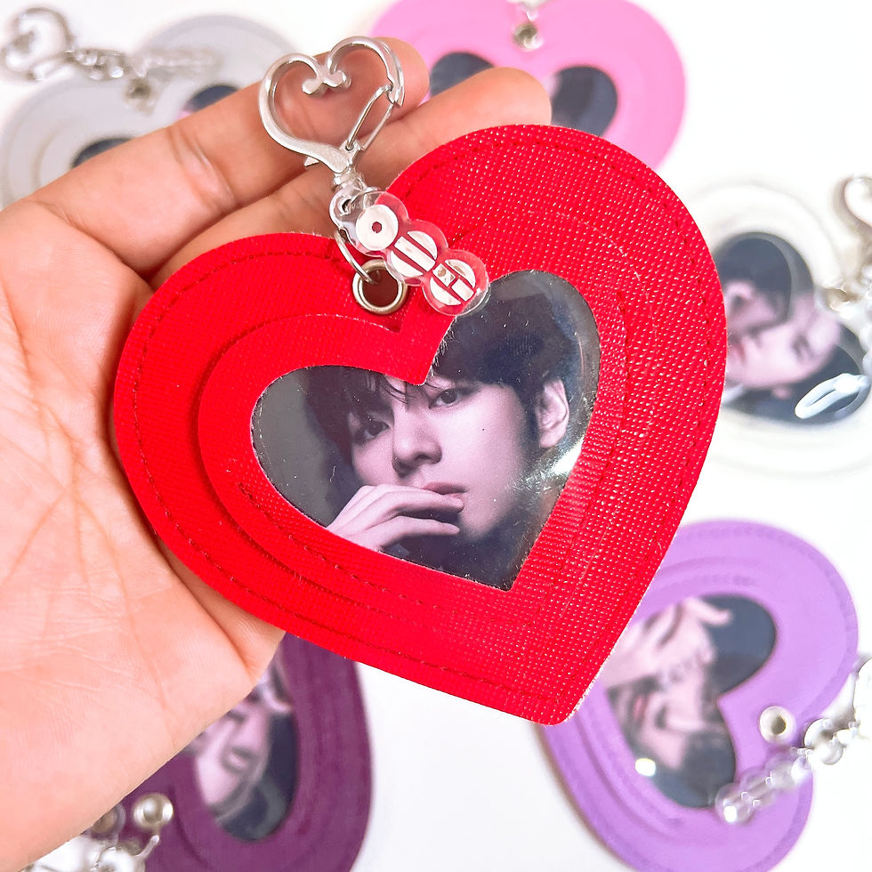 Miniatura: Photo Holder: Vinyl Hearts