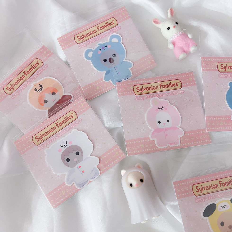 Miniatura: Stickers: Sylvanian Family - Baby BT21 Costume
