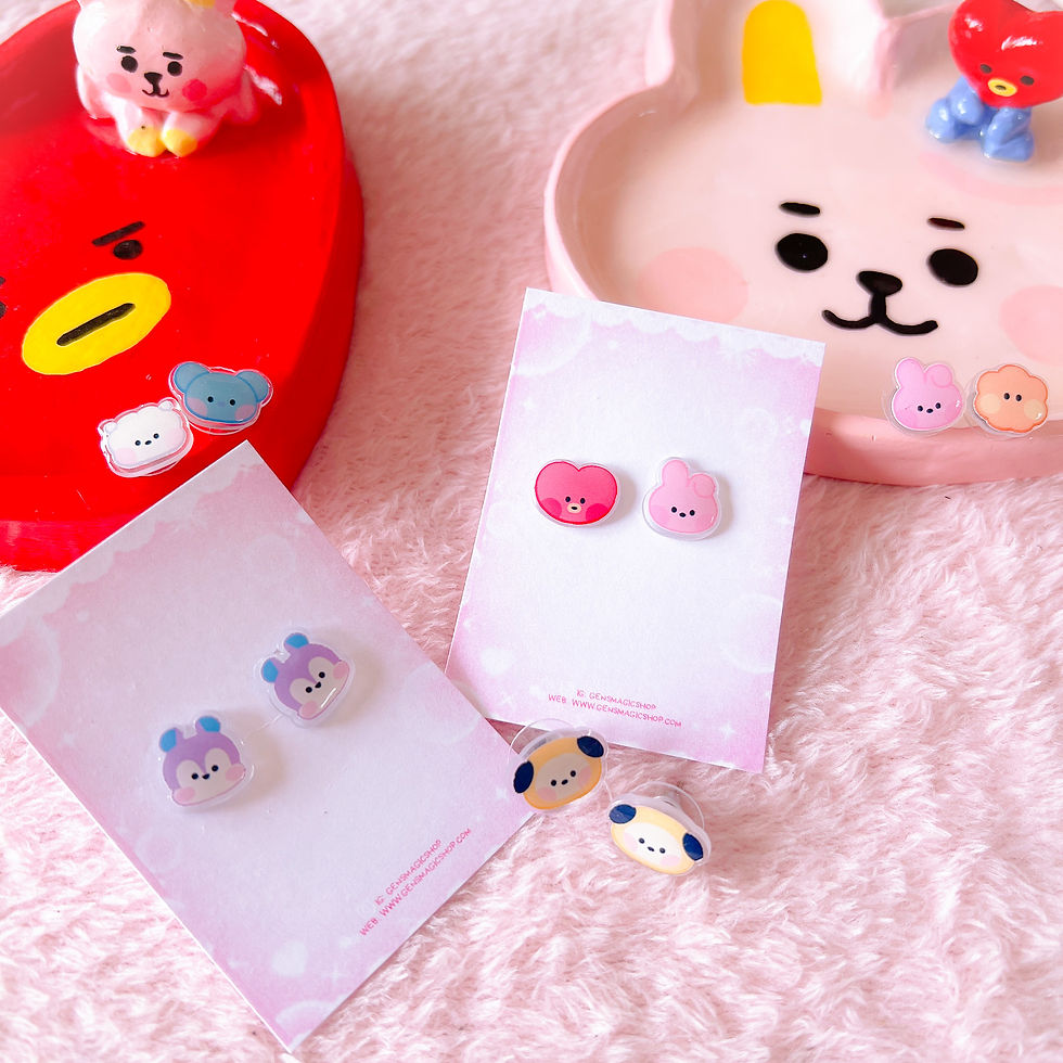 Miniatura: Mini Aretes: BT21