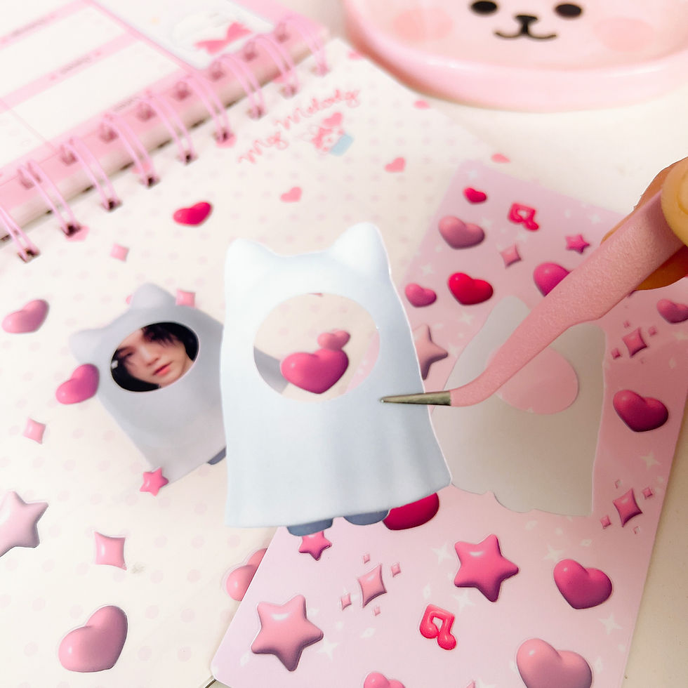 Miniatura: Deco Stickers: Gatito Fantasma