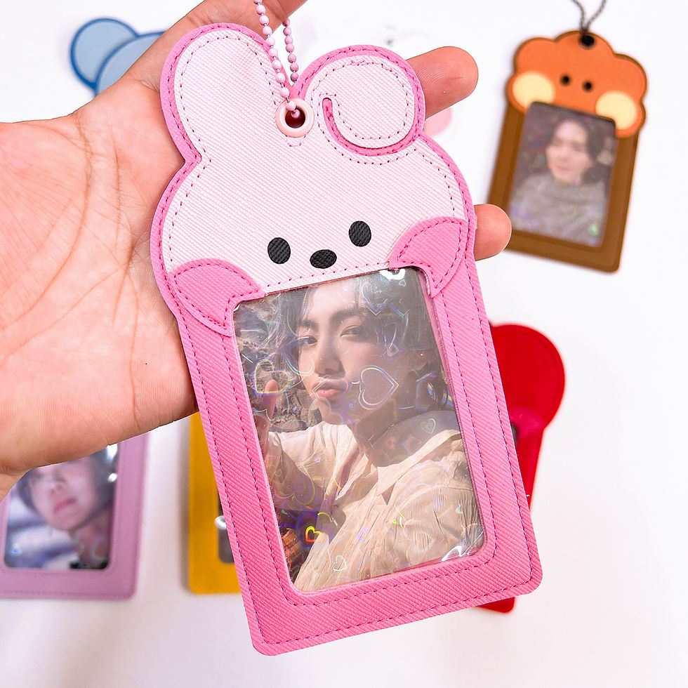 Thumbnail: Faux Leather Photocard Holder: BT21