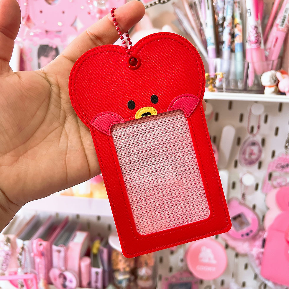 Thumbnail: Faux Leather Photocard Holder: BT21
