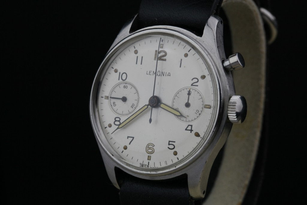 Lemania HS9 Military Chronograph