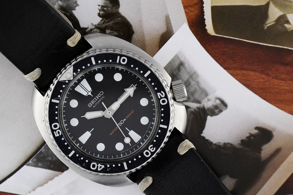 Miniature : Montre de plongée Seiko Turtle 6309-7049