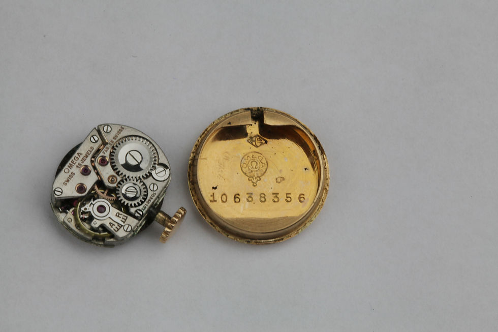 Thumbnail: Omega Ladies Rose Gold Diamonds Rubies