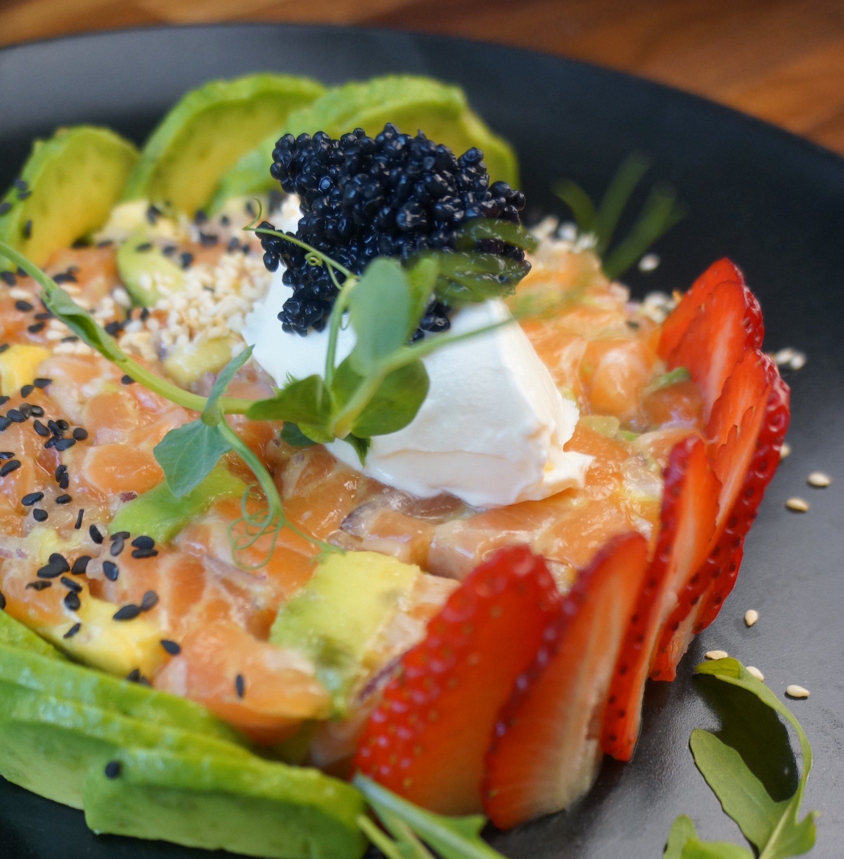 Arranged Food and Objects