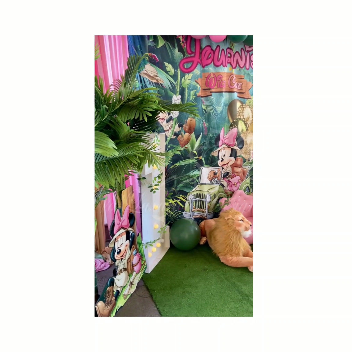 Custom Safari Backdrop