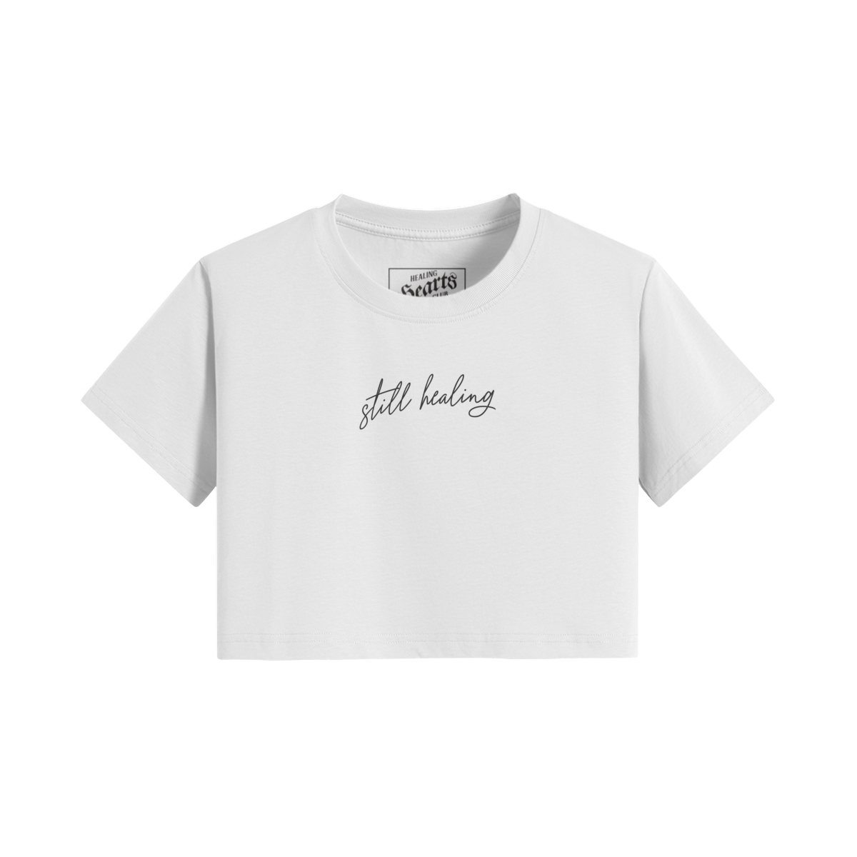 WOMENS - IM STILL HEALING CROP TEE