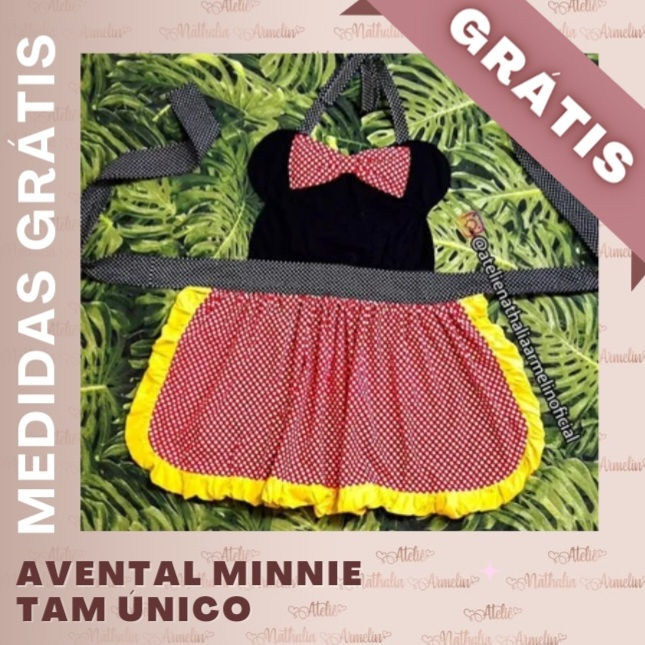 AVENTAL MINNIE GRATIS