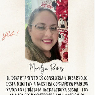 A nuestra Marelyn...