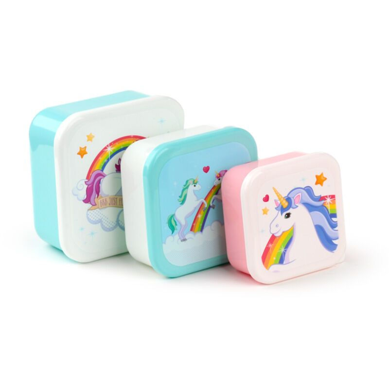 Enchanted Rainbows Unicorn Set of 3 Lunch Boxes