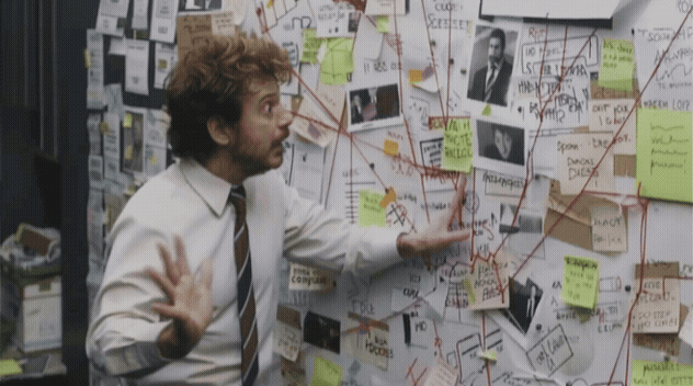 Post It Chaos bevor strategische Beratung Ordnung schafft