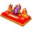 Thumbnail: Guru Ji Darbar Swaroop Large - Purple and Golden