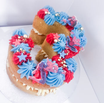 Number 3 spider man theme birthday cake