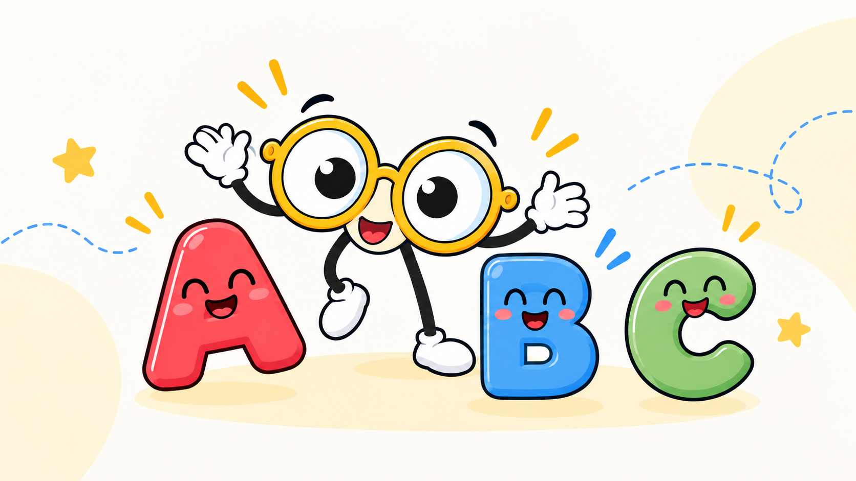 Basti mit den bunten Buchstaben A, B und C – Deutsch für die 1. Klasse