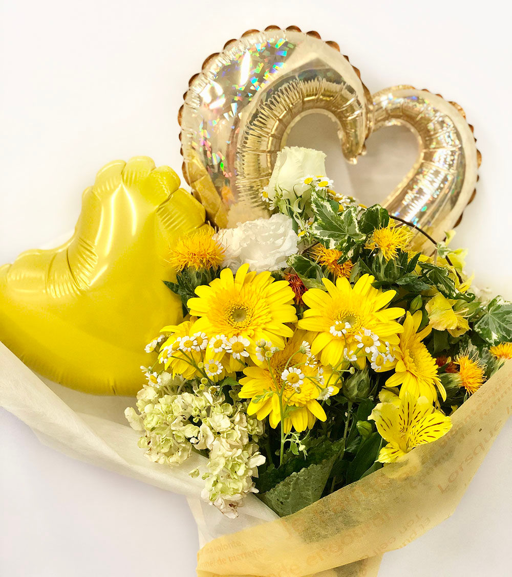 バルーン　花束　ブーケ　誕生日　記念日　成人式　母の日
