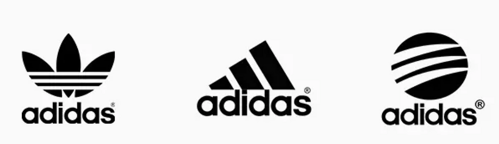 Adidas brand system design logos