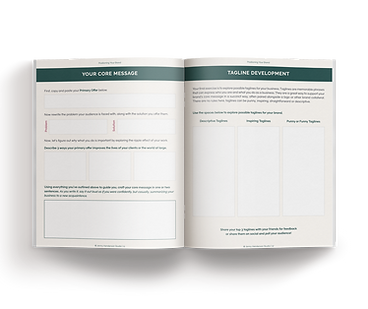 brand strategy and positioning workbook