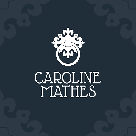 caroline mathes logo design