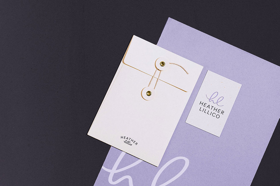 professional brand identity design mockup