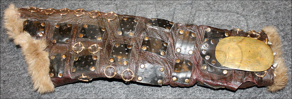 Barbarian Brigandine Arm-Guard