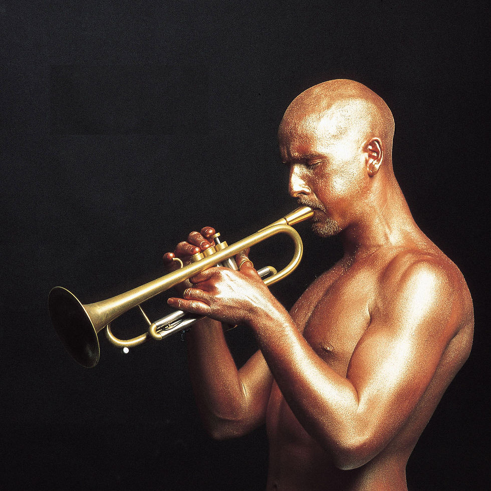 Scott Tinkler playing trumpet