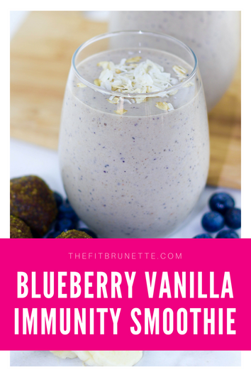 Blueberry Vanilla Immunity Smoothie