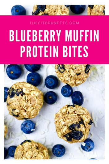 Blueberry Muffin Protein Bites | Quick & Healthy Snack Recipe