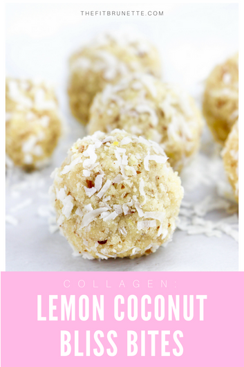 Collagen Lemon Coconut Bliss Bites | Easy Healthy Snack Recipe