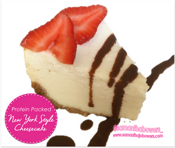 Protein Packed New York Style Cheesecake