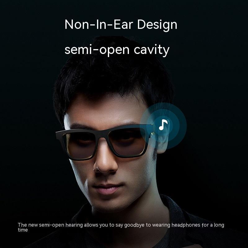 Miniatura: Smart Glasses Black Technology Headset Bluetooth Sunglasses