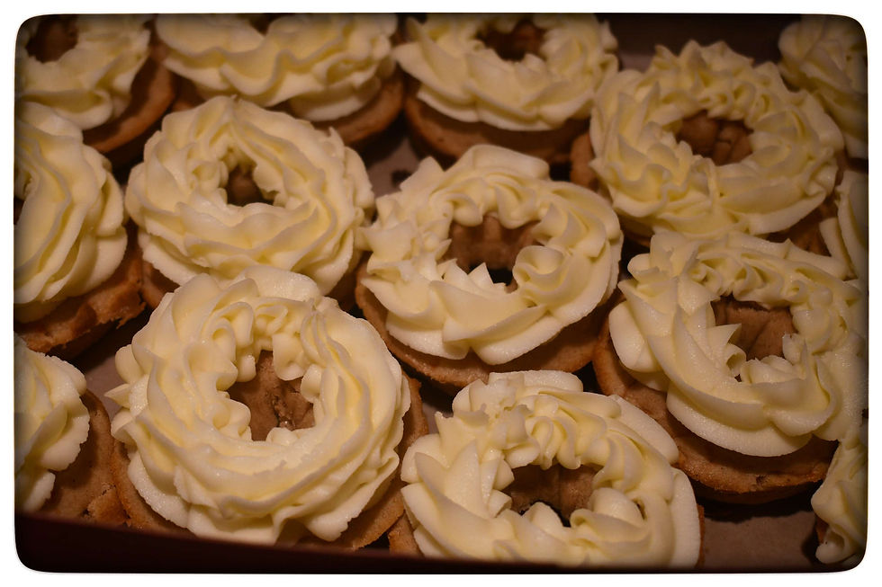 Thumbnail: Gluten-free Carrot Cake Donuts w/cream cheese frosting dz count