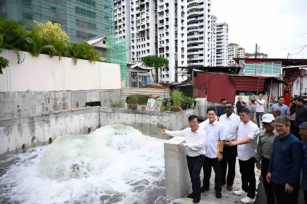 Kolam takungan bawah tanah pertama dan terbesar Pulau Pinang kurangkan risiko banjir