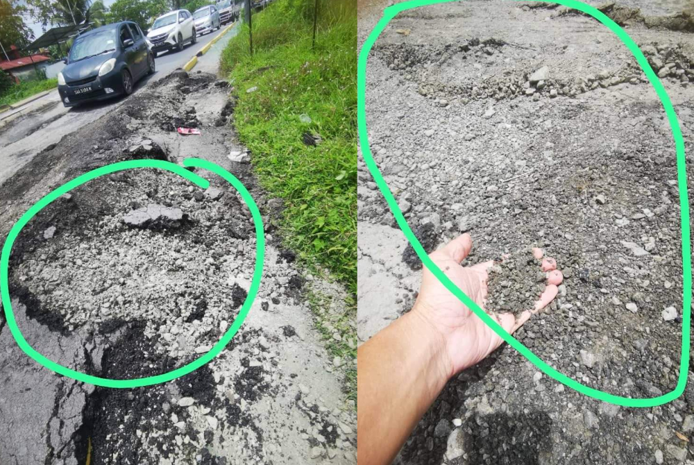 Agong dah balik, jalan di Sabah kembali rosak