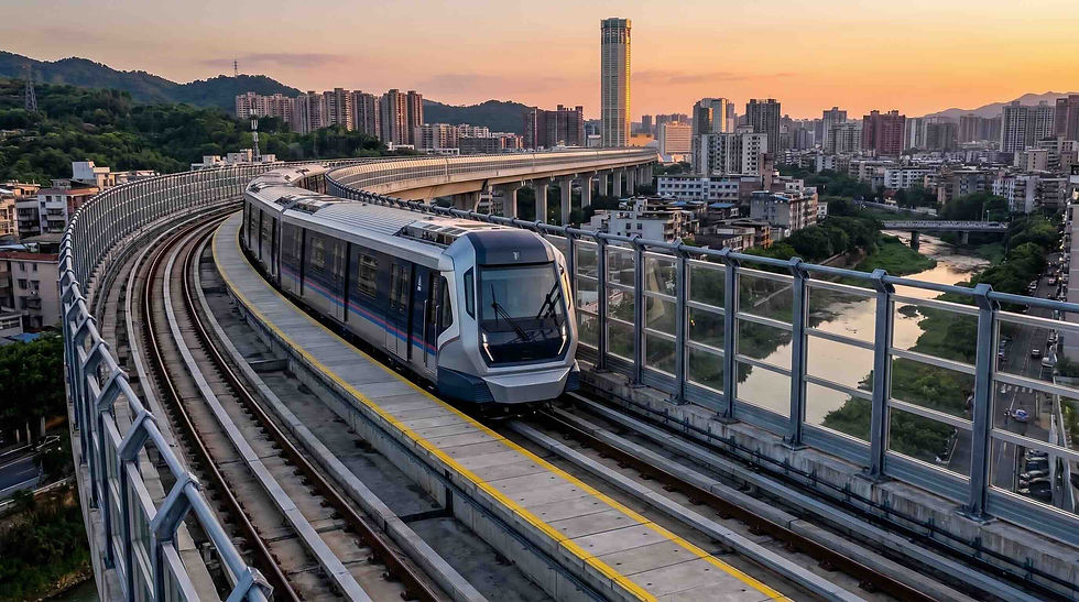 Kerja pembinaan Penang Mutiara Line melibatkan pembinaan jejambat, pile cap, pier dan pembangunan sistem metro pertama Pulau Pinang