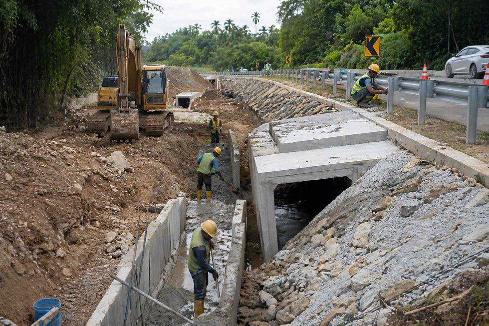 Kerja infrastruktur RM3.5 juta tingkat keselamatan di Felda Palong