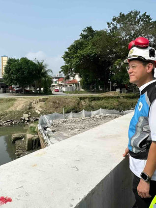 RTB Sungai Pinang Fasa 1 melibatkan kerja pelebaran sungai, saliran dan rumah pam bagi mengurangkan risiko banjir di George Town.