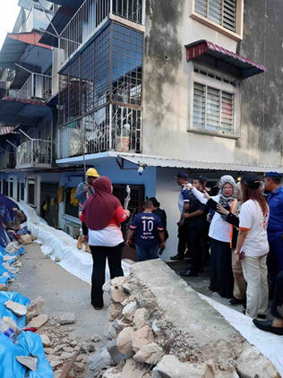 Kediaman transit disediakan bagi penghuni terjejas tanah runtuh di Taman United, Seputeh