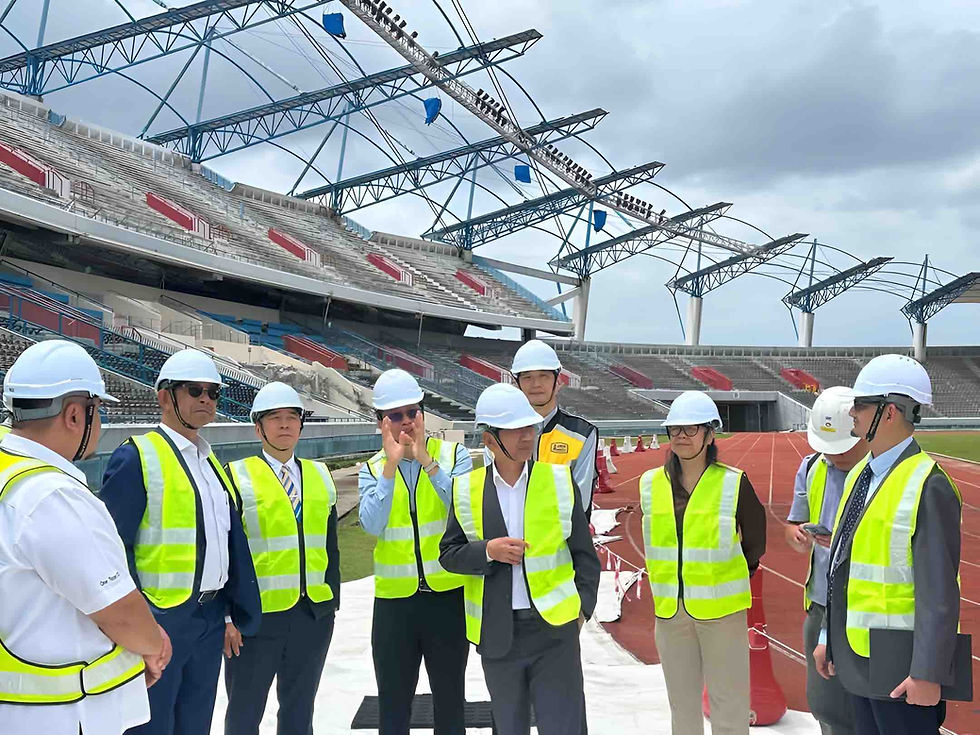 Kerja pengubahsuaian Stadium Sarawak berjalan lebih awal daripada jadual Sukan SEA 2027