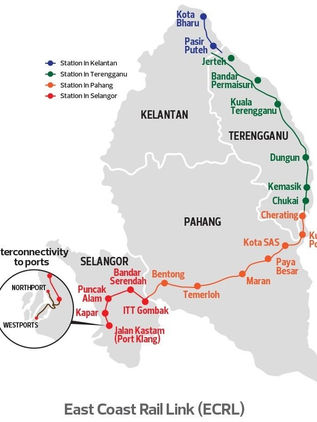 Tender sambungan Projek ECRL (Spur Line) ke Pelabuhan Klang kini dibuka untuk bidaan, sepanjang 25km dari Stesen Jalan Kastam ke Northport dan Westports