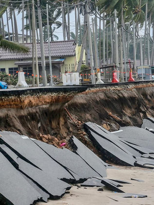 JKR Mohon Peruntukan RM600,000 Dari Marris Untuk Pelindung Pantai Dan Jalan Rosak, Struktur 'Rock Revetment' Akan Dibina