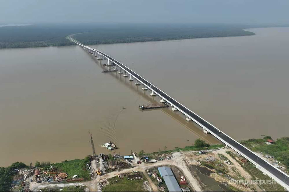 Pembinaan Jambatan Bagan Datuk di daerah Hilir Perak