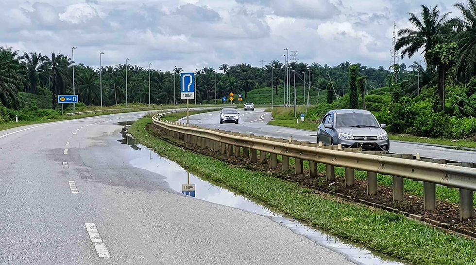 Takungan air, jalan berlubang dan penghadang rosak; Penyelenggaraan Pan Borneo Sarawak perlu dipertingkat