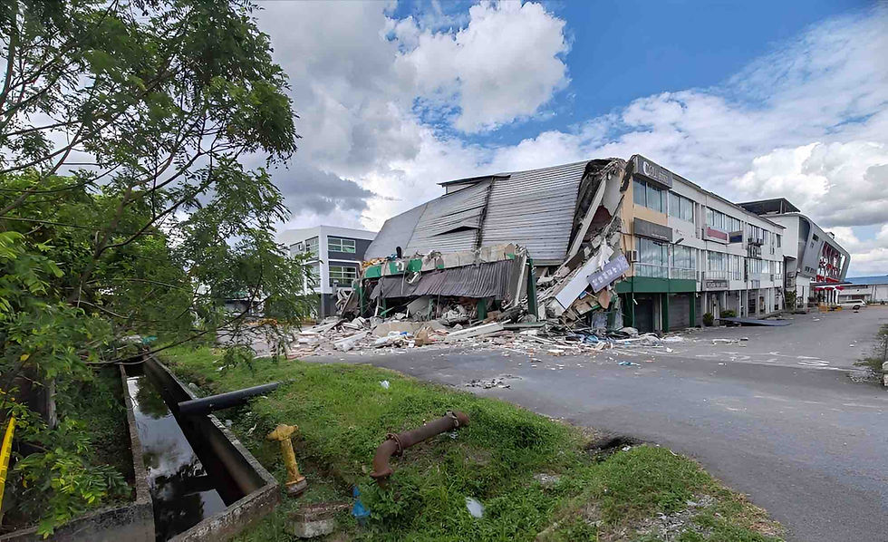 JKR tangguh kemasukan semula rumah kedai runtuh di Sibu