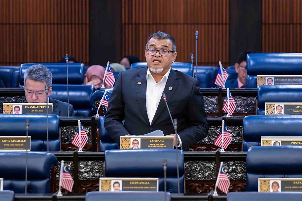 Timbalan Menteri Pengangkutan, Datuk Hasbi Habibollah ketika menjawab bagi pihak Kementerian Ekonomi di Dewan Rakyat | BERNAMA