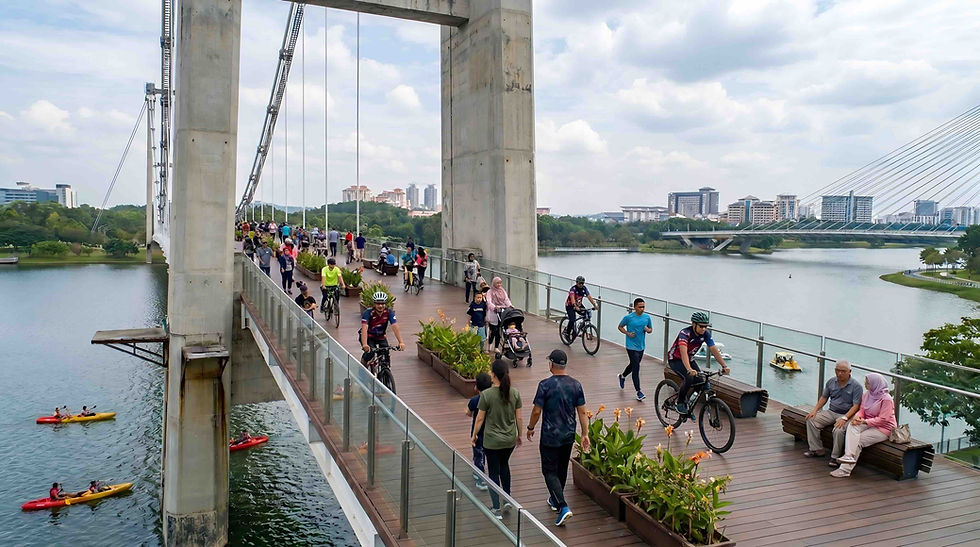 Projek Jambatan Monorel Putrajaya bakal siap